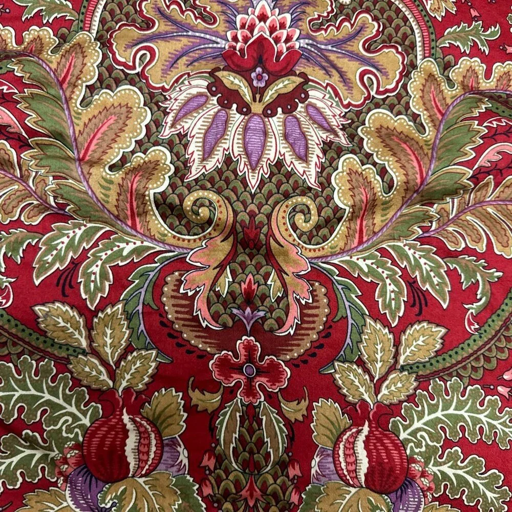 Decorative Red Paisley Home Bedding Pillow Sham - Brand